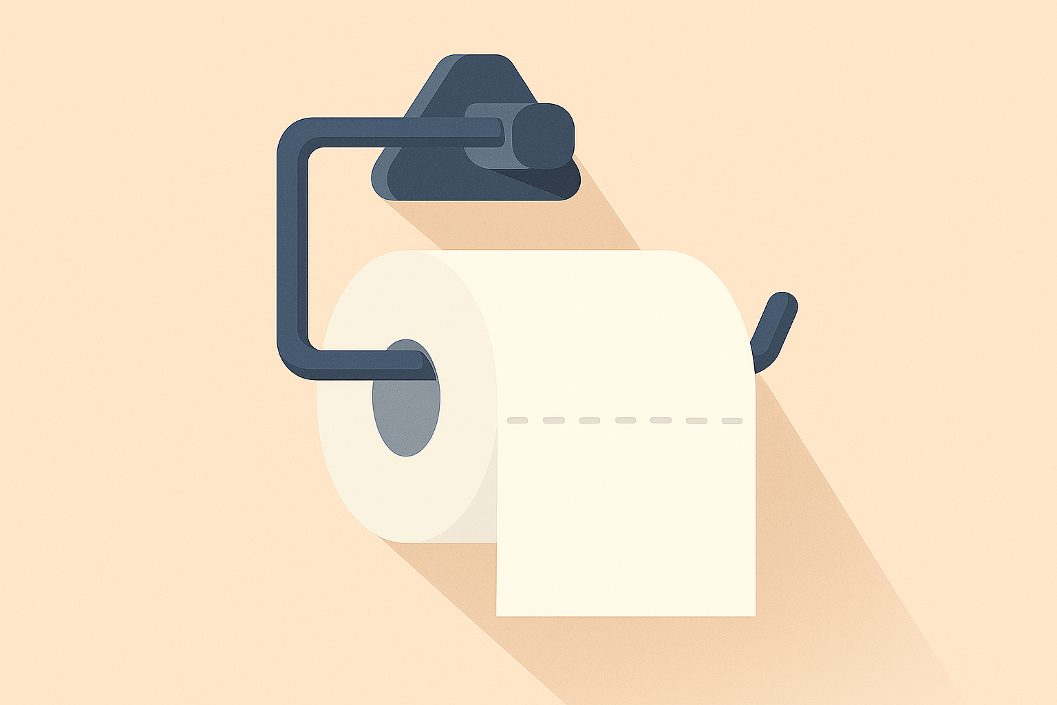 トイレットペーパーホルダー。